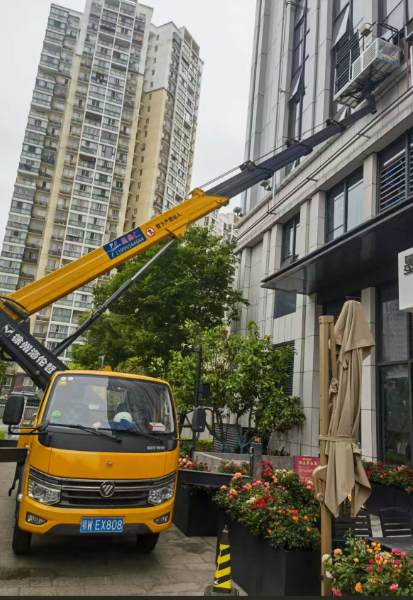 宜昌直臂升降车出租，带吊篮随叫随到